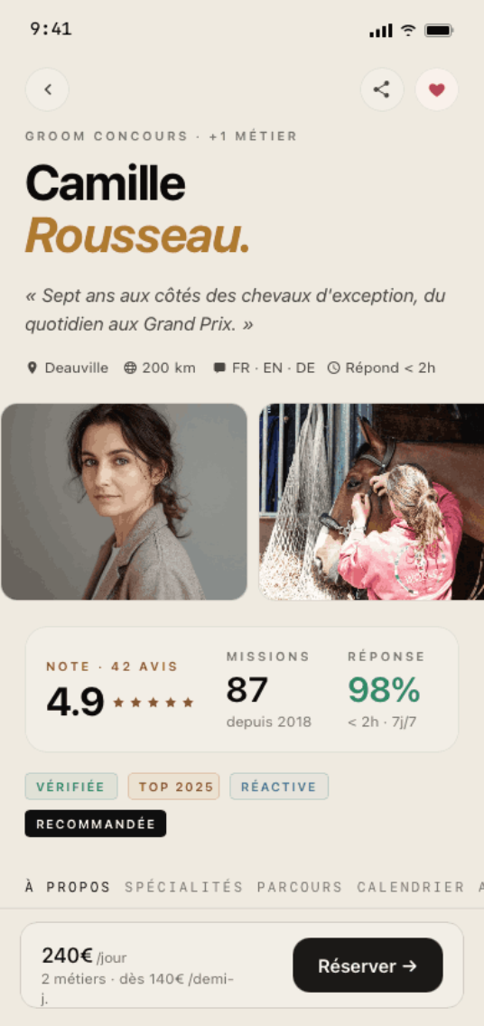 Sélection du prestataire